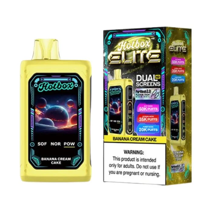 Banana-Cream-Cake-Puff-Brands-HotBox-Elite-50K-Puff-Vape