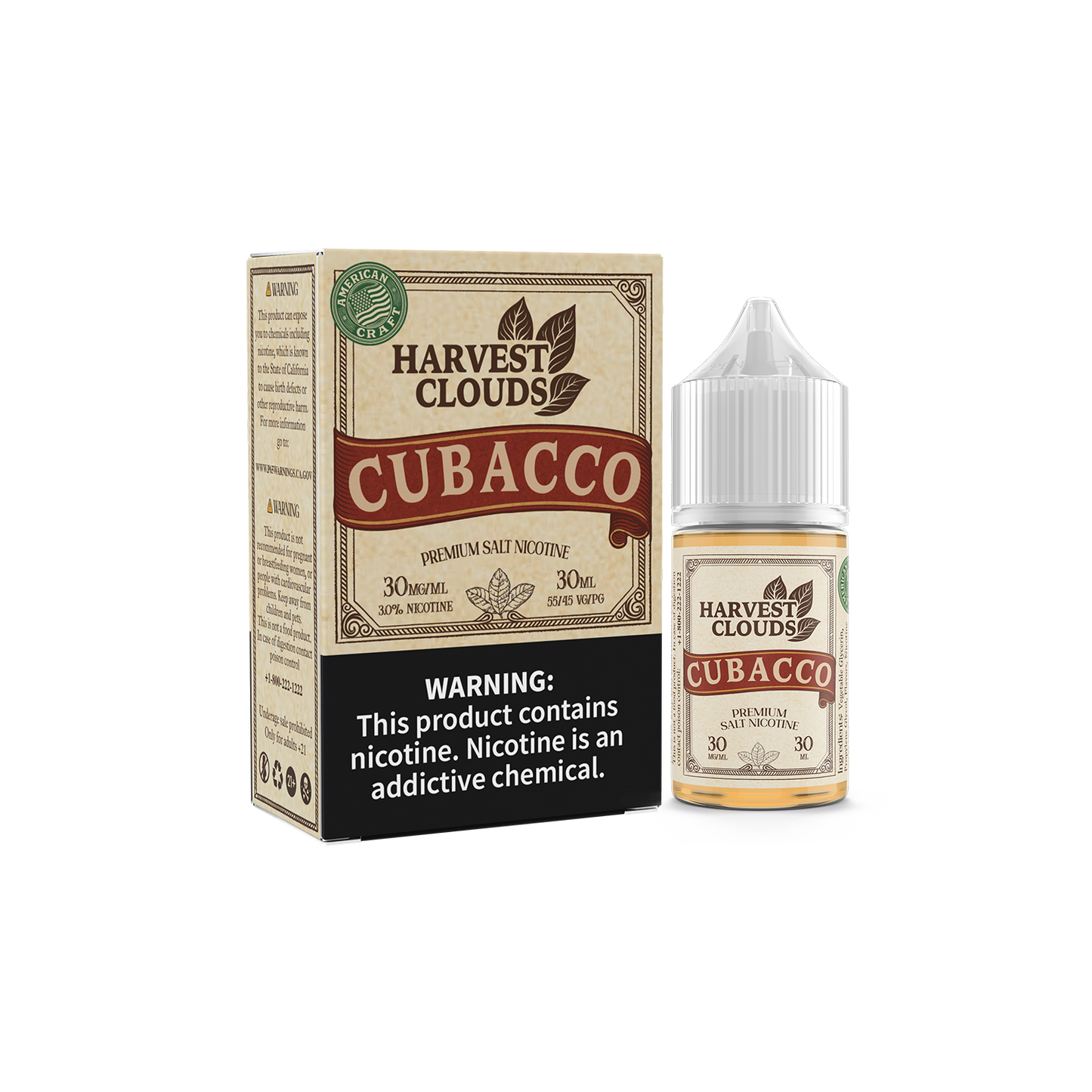 Harvest Clouds Cubacco Nicotine Salt