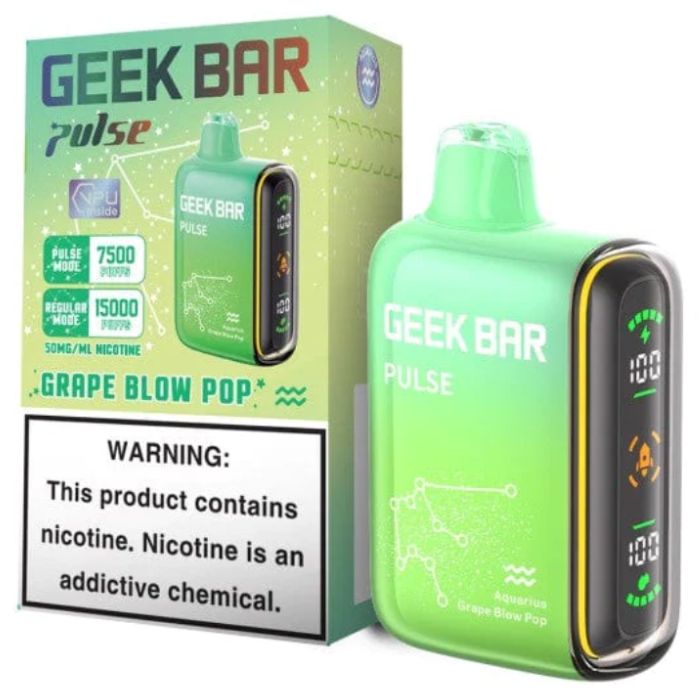 Grape Blow Pop Geek Bar Pulse