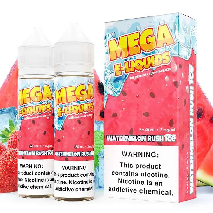 Watermelon Rush Ice E-Liquid by Mega