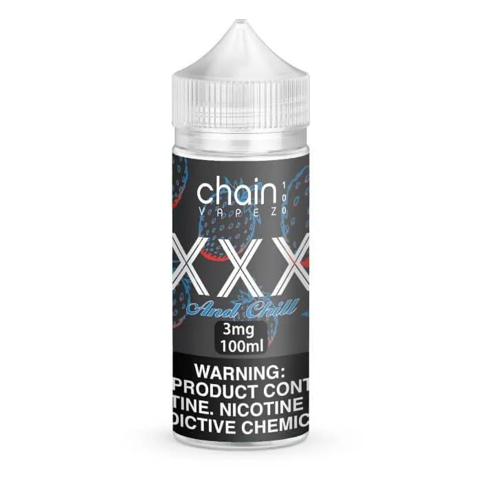 XXX and Chill E-Liquid by Chain Vapez