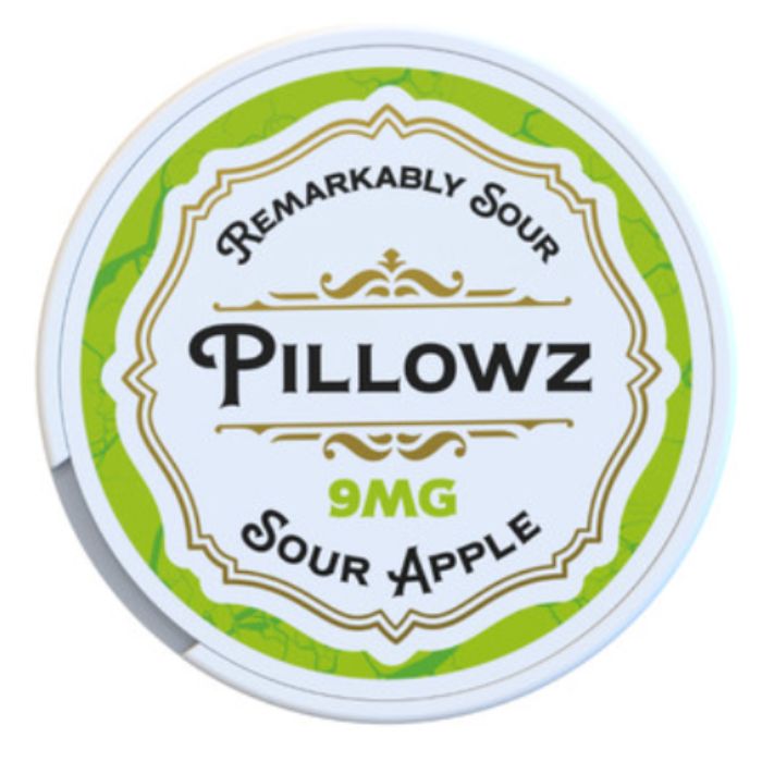 Sour Apple 9MG Pillowz Nicotine Pouches Flavor