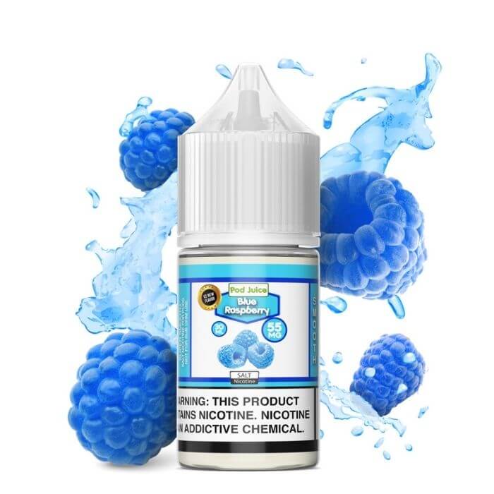 Blue Raspberry Nicotine Salt by Pod Juice
