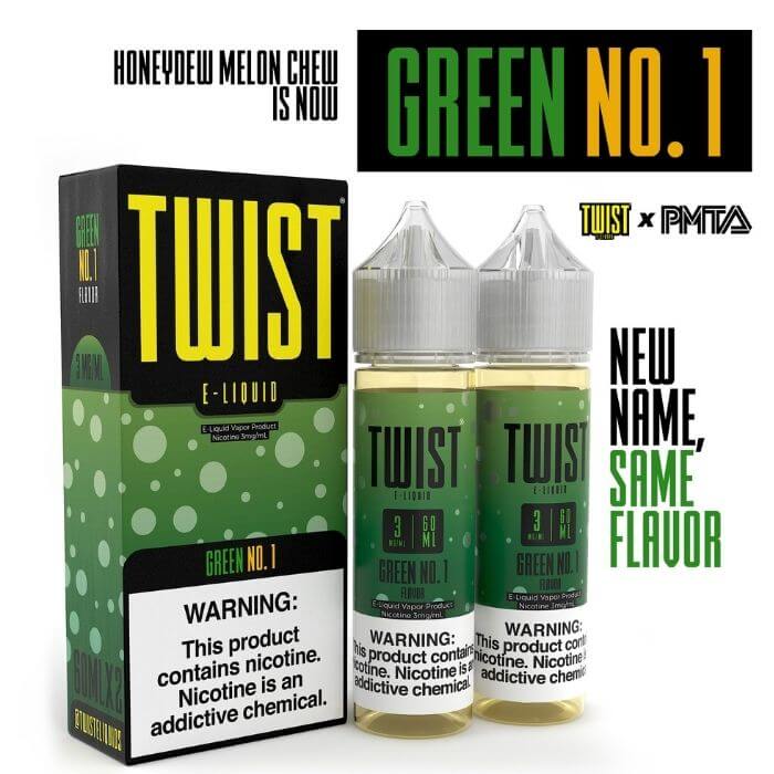 Green No. 1 (Honeydew Melon Chew) E-Liquid by Twist E-Liquid