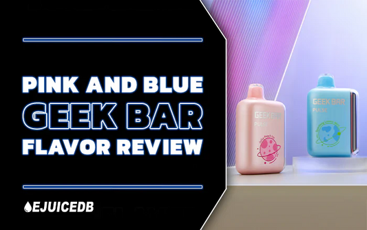 Blog Pink and Blue Geek Bar Flavor Review