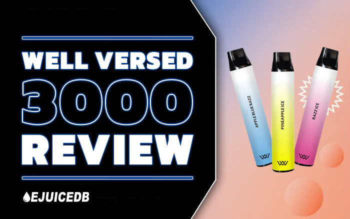 Well Versed 3000 Review: A Compact Disposable Vape