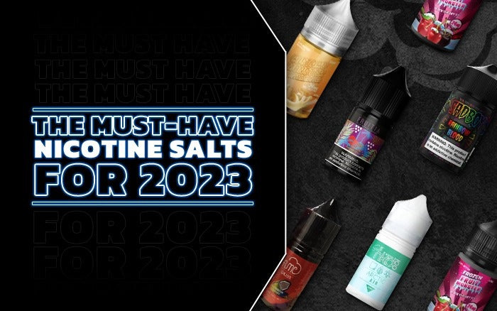 pictures of the must-have nicotine salts of 2023 according to eJuiceDB