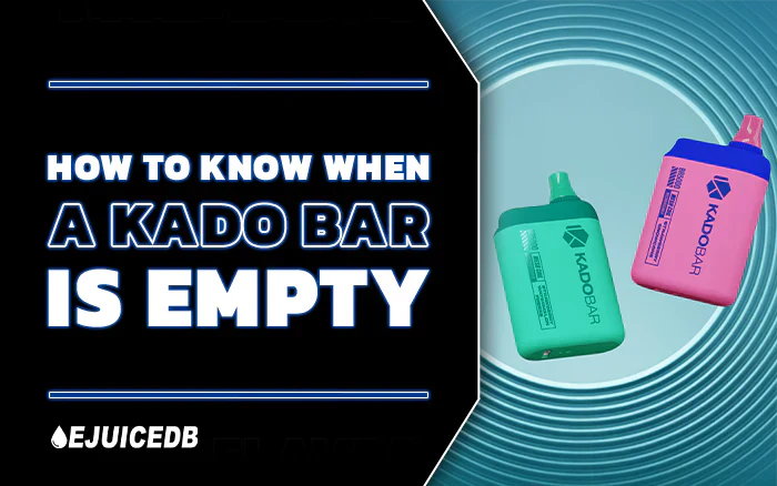 How to Know When a Kado Bar Is Empty