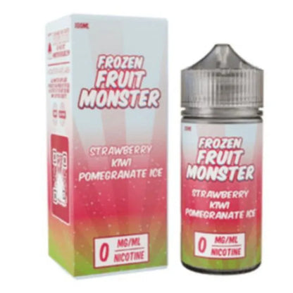 0MG Strawberry Kiwi Pomegranate Ice E-Liquid by Frozen Fruit Monster