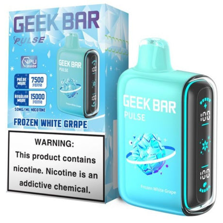 Frozen White Grape Geek Bar Pulse Vape