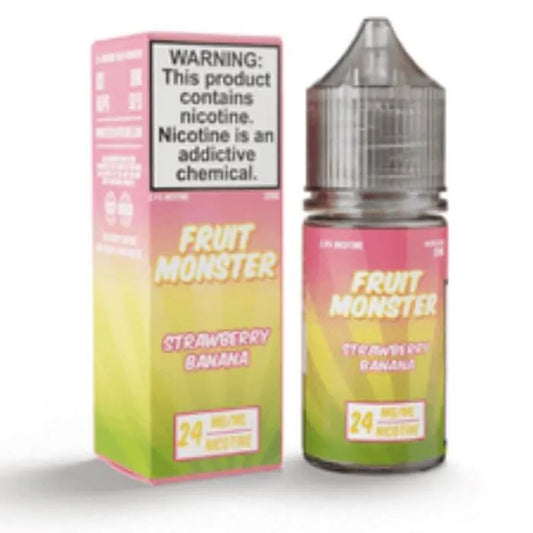 24MG Strawberry Banana Nicotine Salt by Fruit Monster