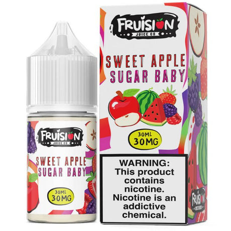 30MG Sweet Apple Sugar Baby Nicotine Salt by Fruision