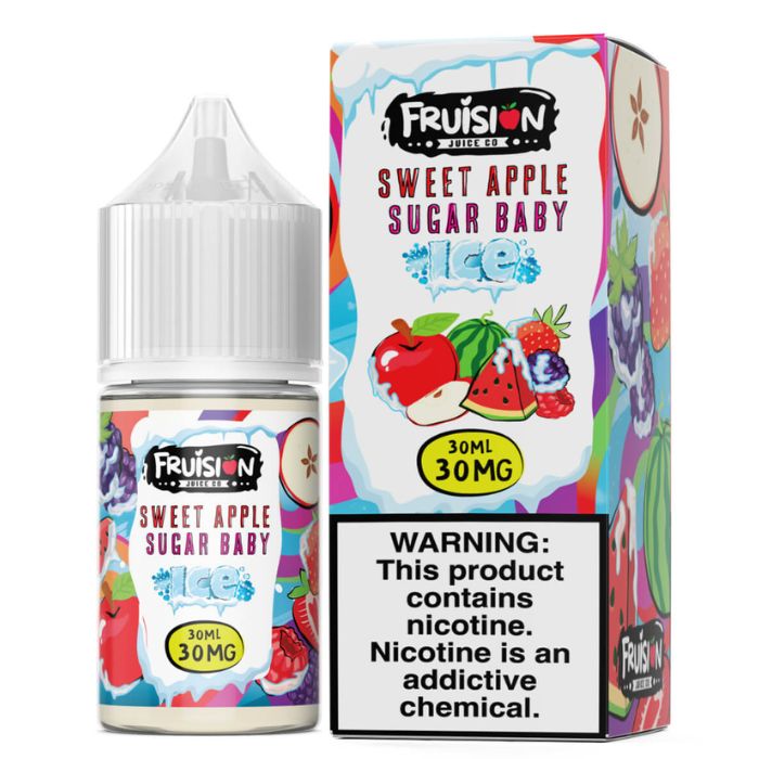 30MG Sweet Apple Sugar Baby Ice Nicotine Salt by Fruision