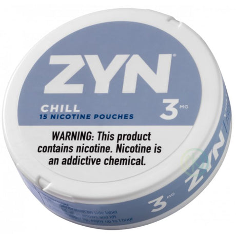 3MG Chill ZYN Nicotine Pocuhes Flavor