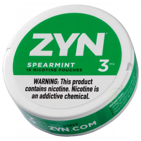 3MG Speartmint ZYN Nicotine Pouches