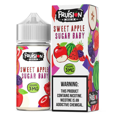 3MG Sweet Apple Sugar Baby E-Liquid by Fruision