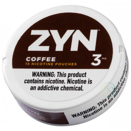 3MG Coffee ZYN Nicotine Pocuhes Flavor