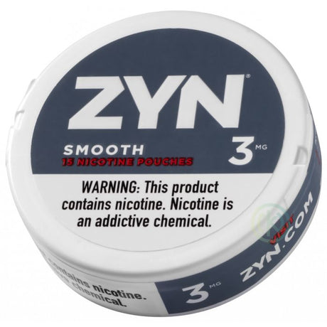 3mg Smooth ZYN Nicotine Pocuhes Flavor