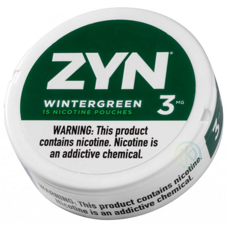 3MG Wintergreen ZYN Nicotine Pocuhes Flavor