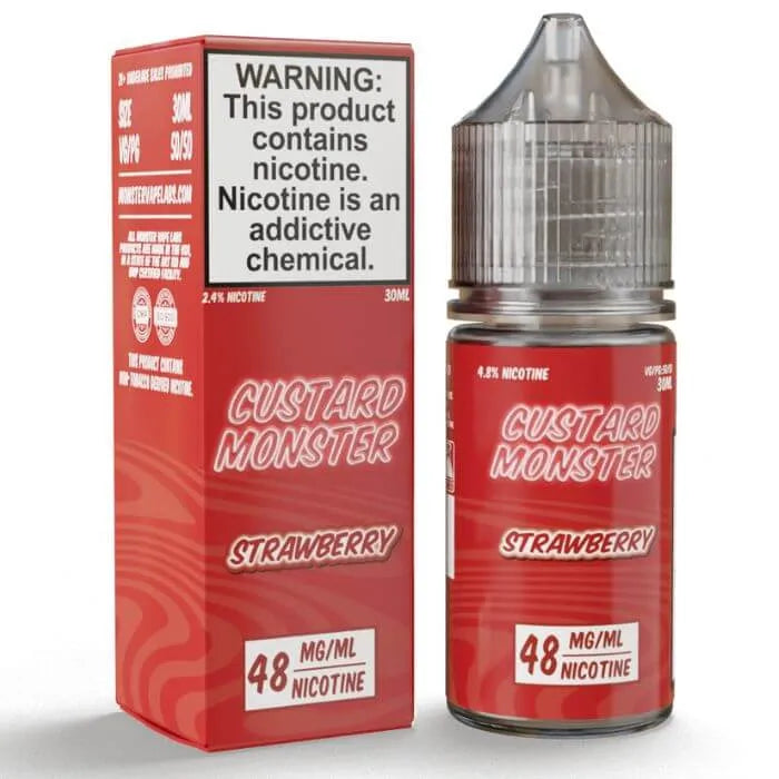 48MG-strawberry-by-custard-monster-nicotine-salt-e-liquid