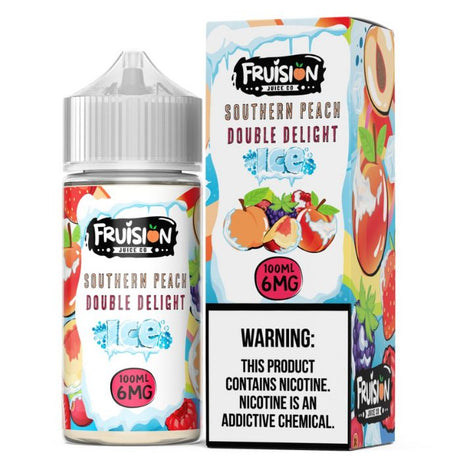 6MG Southern Peach Double Delight Ice E-Liquid by Fruision