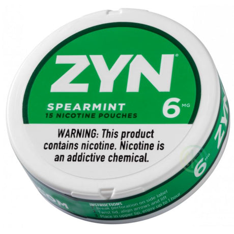 6MG Spearmint ZYN Nicotine Pouches