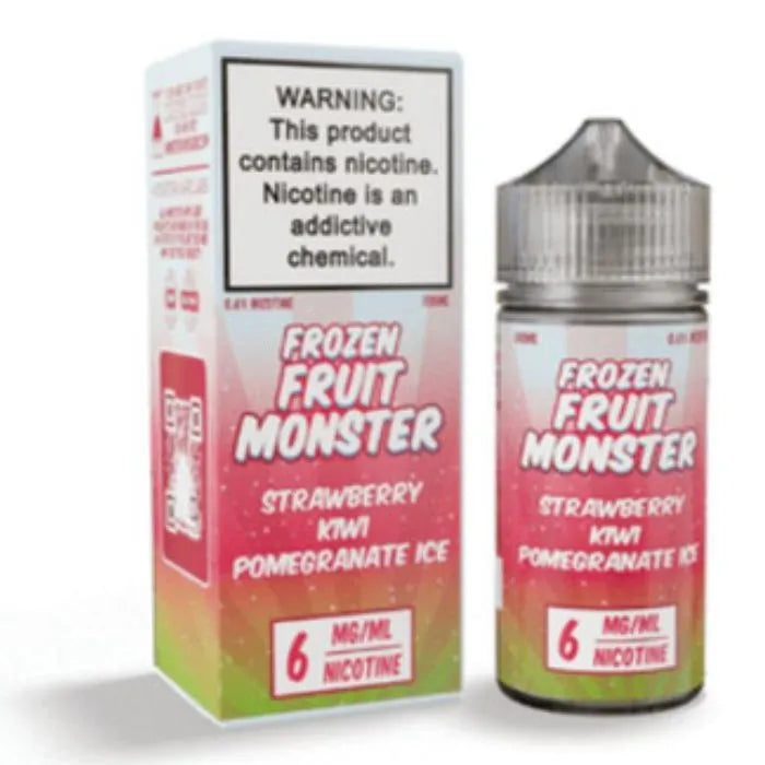 6MG Strawberry Kiwi Pomegranate Ice E-Liquid by Frozen Fruit Monster
