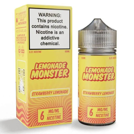 6MG Strawberry Lemonade E-Liquid by Lemonade Monster