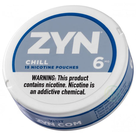 6MG Chill ZYN Nicotine Pocuhes Flavor