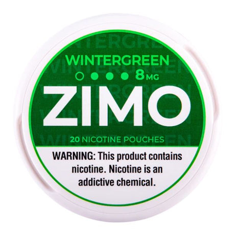 Wintergreen Zimo Nicotine Pouches