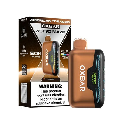 American-Tobacco-OXBAR-ASTROMAZE-flavor