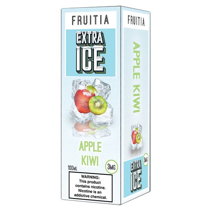 Apple Kiwi E-Liquid by Fruitia Extra Ice