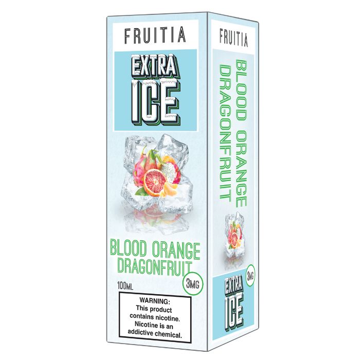 Blood Orange Dragonfruit E-Liquid by Fruitia Extra Ice