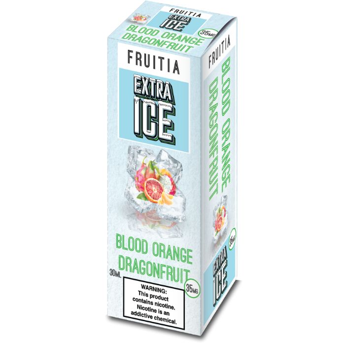 Blood Orange Dragonfruit Nicotine Salt by Fruitia Extra Ice