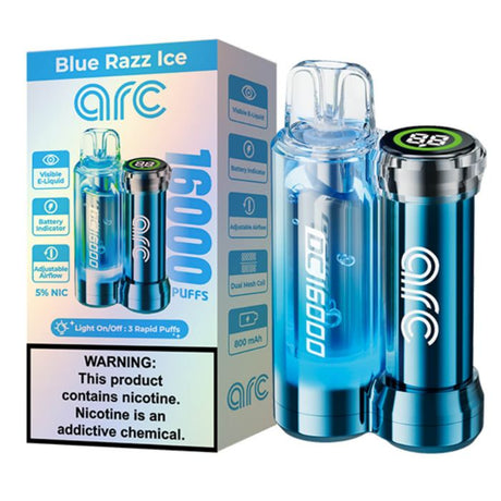Blue Razz Ice ARC DC16000 Vape
