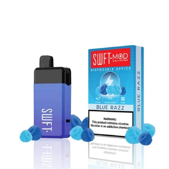 Blue razz SWFT Mod Rechargeable Vape