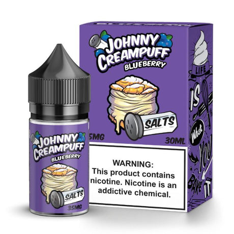 Blueberry Nicotine Salt by Johnny Creampuff