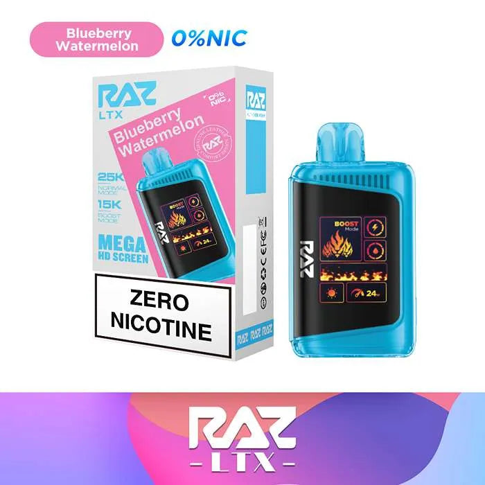 like vape（感謝）/6 RAZ LTX 25K Zero Nicotine Vape | eJuiceDB.com
