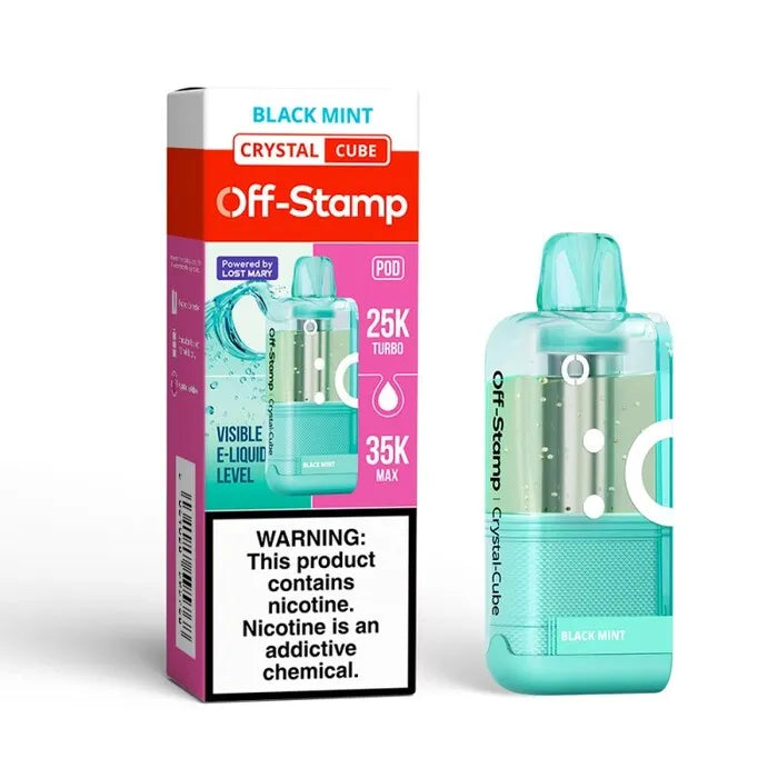 CRYSTAL CUBE POD BLACK MINT