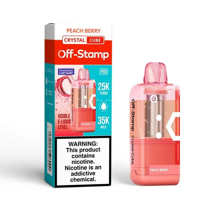 CRYSTAL CUBE POD PEACH BERRY