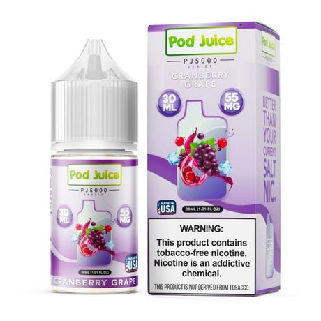 Cranberry Grape Nicotine Salt by Pod Juice PJ5000