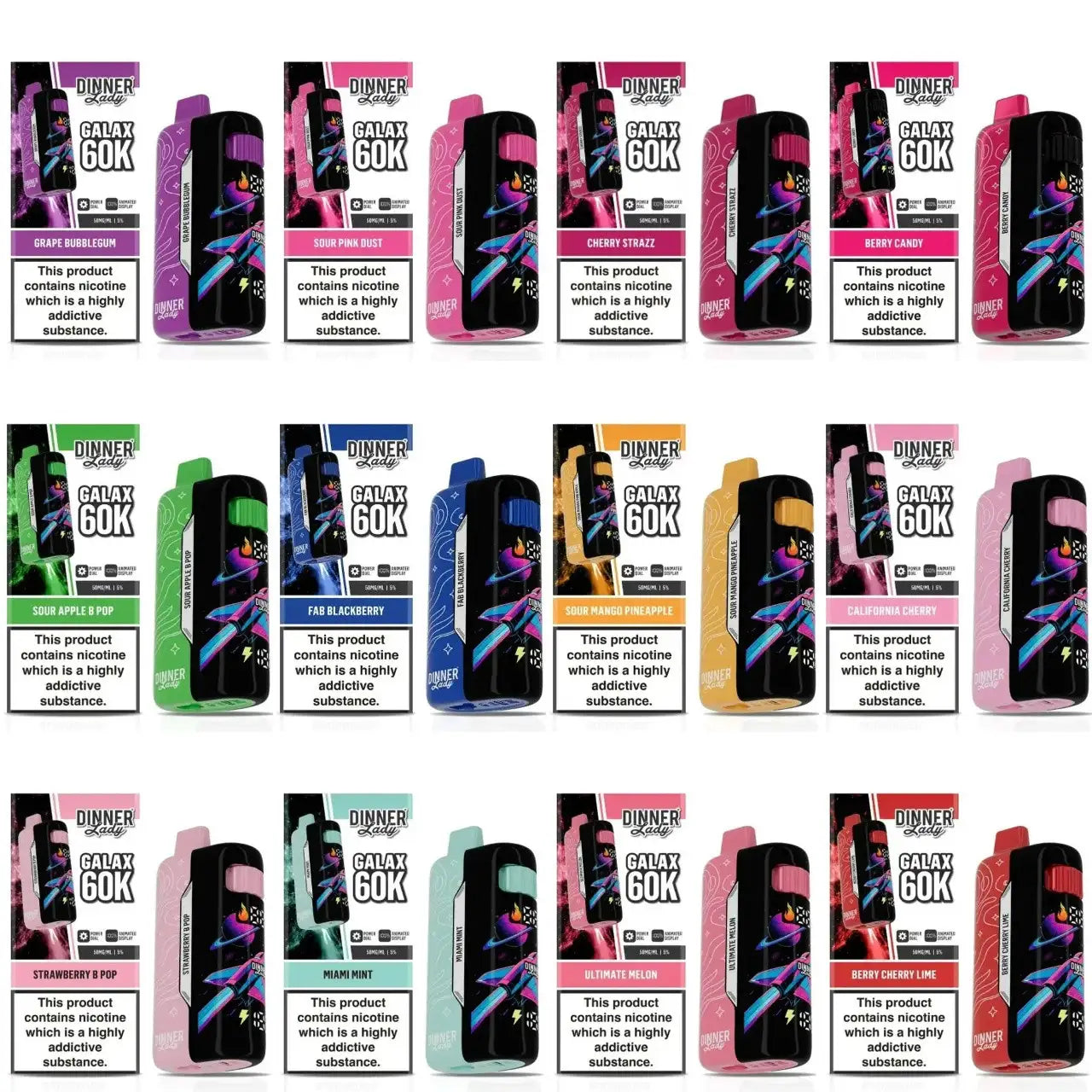 Dinner Lady Galax 60K Puff Disposable