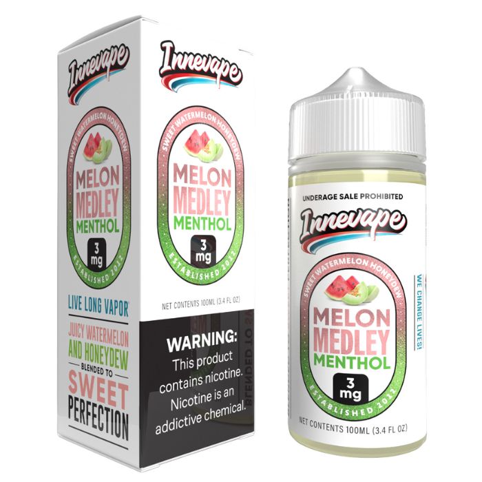 Melon Medley Menthol E-Liquid by Innevape