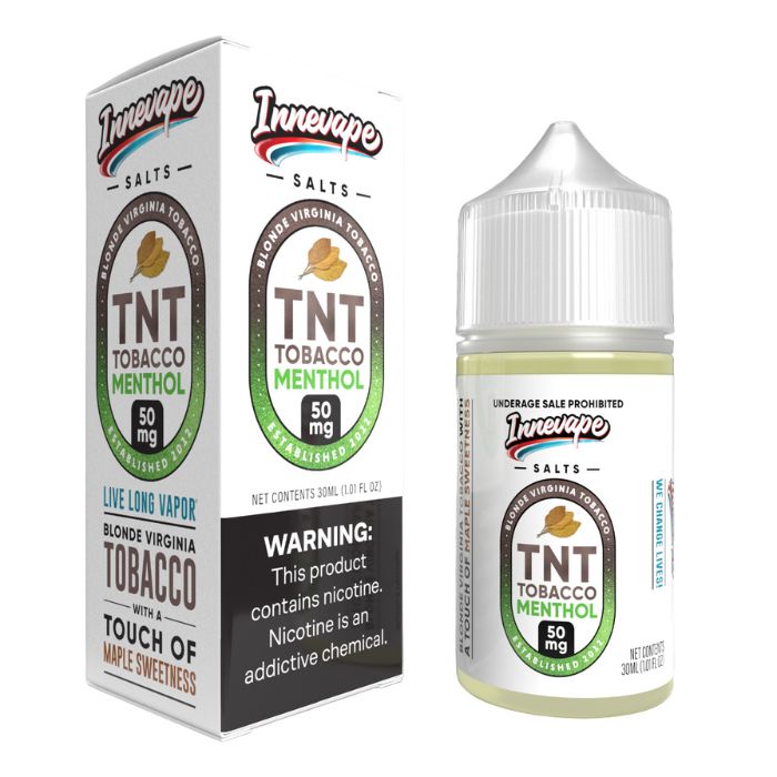 TNT Tobacco Menthol Nicotine Salt by Innevape