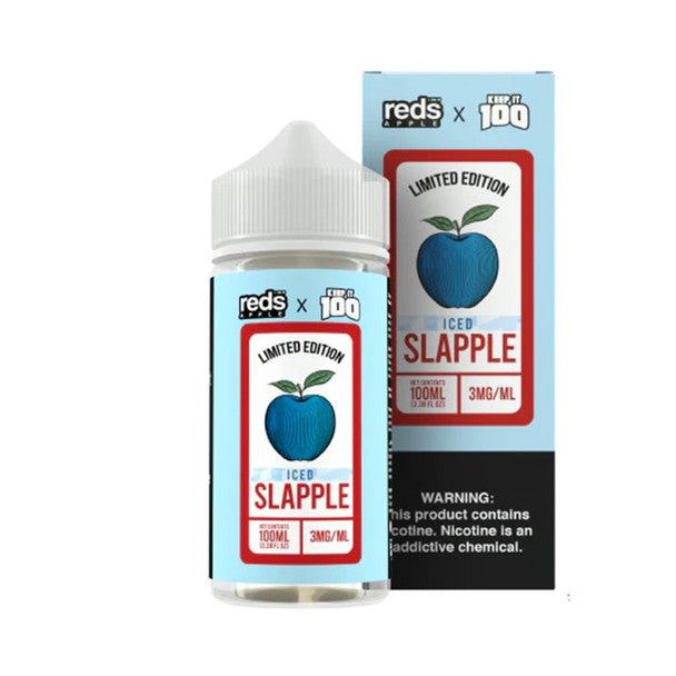Iced Slapple E-Liquid by 7 Daze Reds Apple x Keep it 100