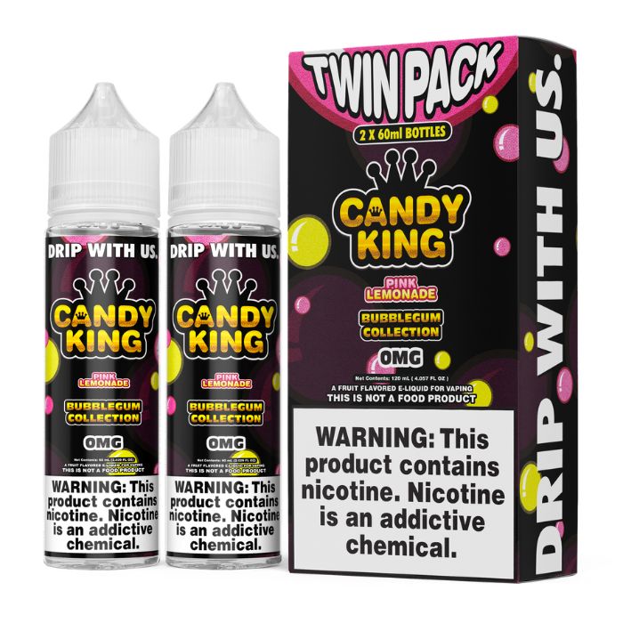 Pink Lemonade E-Liquid by Candy King Bubblegum