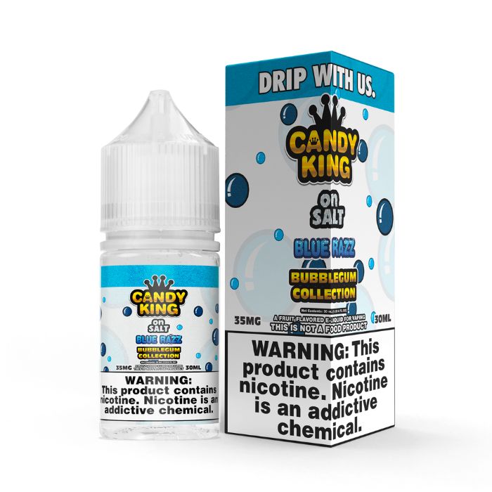 Blue Razz Nicotine Salt by Candy King Bubblegum