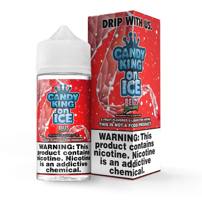 Belts Strawberry E-Liquid by Candy King On Ice