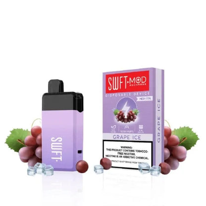 Grape ice SWFT Mod Rechargeable Vape