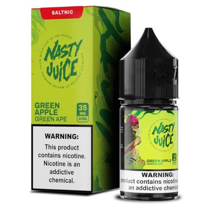 Green Apple Green Ape Nicotine Salt by Nasty Juice